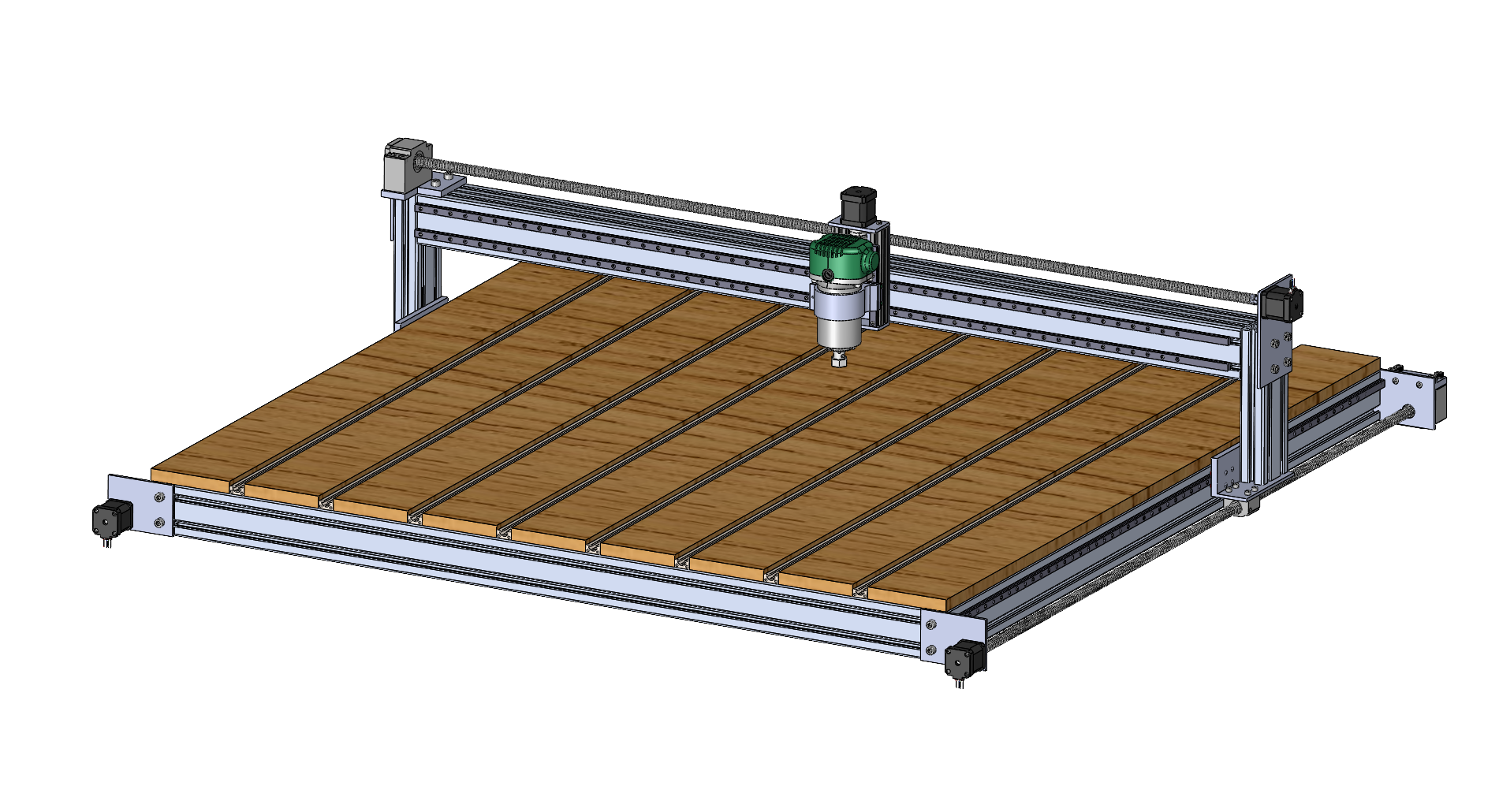 CNC Router CAD Render